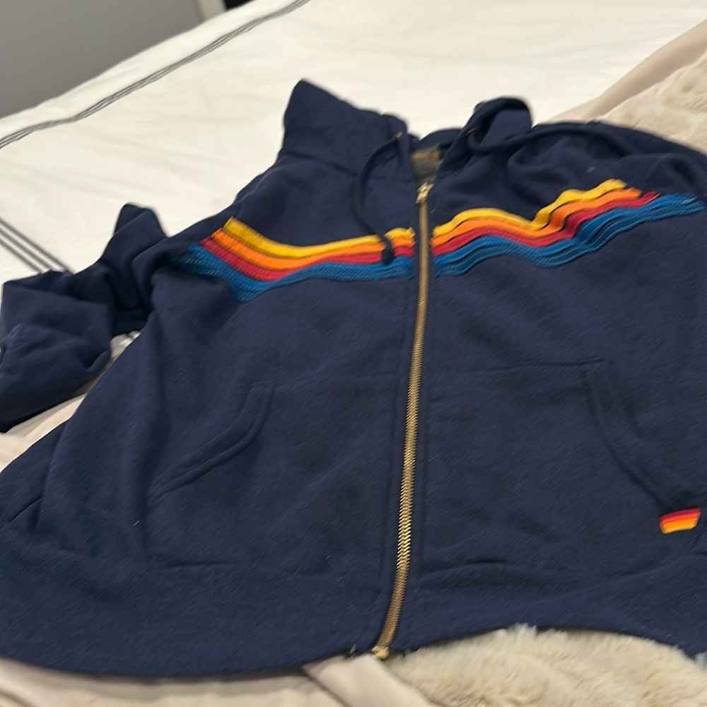 Aviator Nation size small  5 Stripe Hoodie